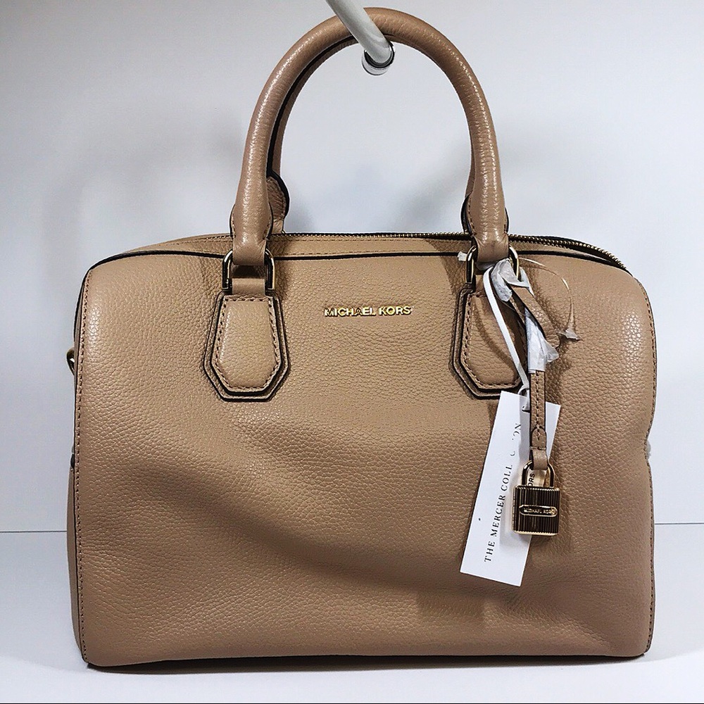Michael Kors oyster leather mercer